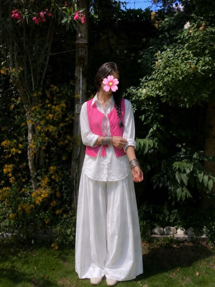 Pink and white co-ords set